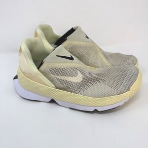 Nike Go FlyEase Ivory Citron Tint Hands Free Shoes DR5540-700 Womens 8.5 NEW